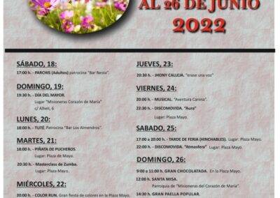 Fiestas en el barrio de Las Flores 2022