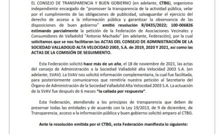 Censura y falta de transparencia en la SVAV 2003  en tiempos de ¿Democracia?