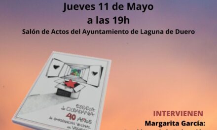 Presentación Libro “Escuela de ciudadanía” en Laguna de Duero