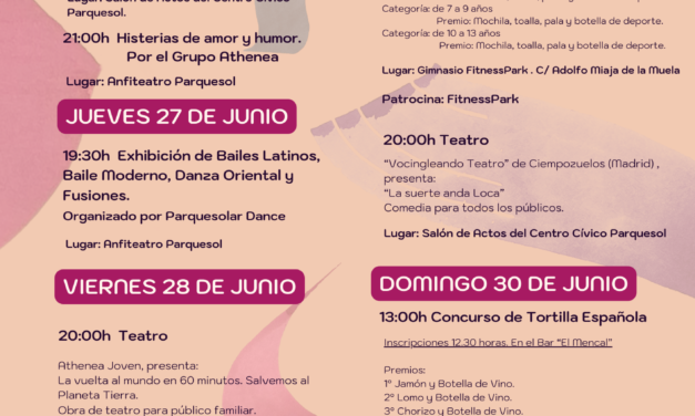 Fiestas de Parquesol 2024