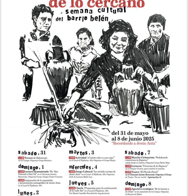 El Valor de lo cercano: Semana Cultural barrio Belén 2025