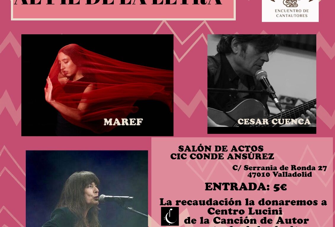 2º Encuentro de cantautores, al pie de la letra