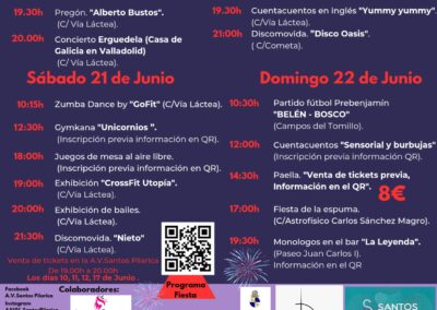 Fiestas en Santos Pilarica 2025