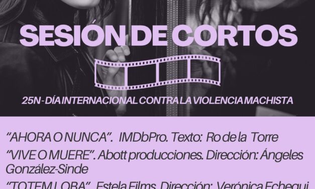 Sesión de cortos con motivo del 25N