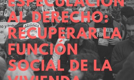XII Foro Vecinal: De la especulación al derecho, recuperar la función social de la vivienda