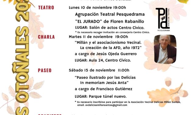 Disfruta en las Delicias: Jornadas otoñales 2025