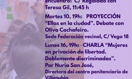 Actividades de la comisión de igualdad 8M