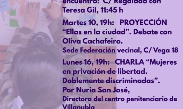 Actividades de la comisión de igualdad 8M