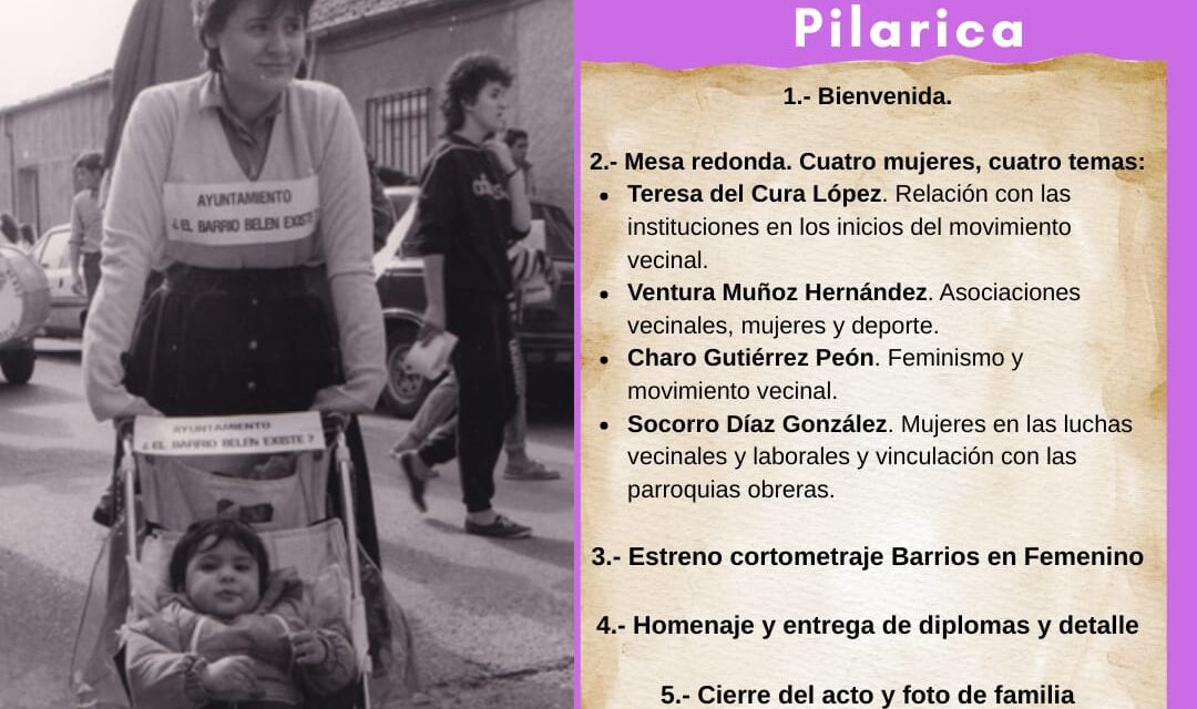 La Federación Vecinal rescata del olvido a las mujeres imprescindibles de la lucha vecinal en Valladolid
