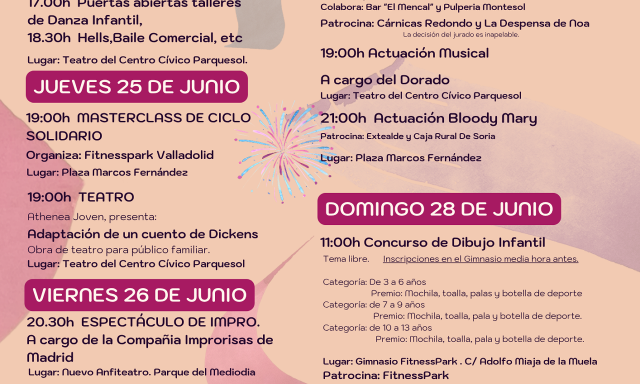 Fiestas parquesol 2026